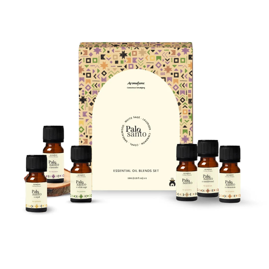 Aromafume set miscele di oli essenziali Palo santo