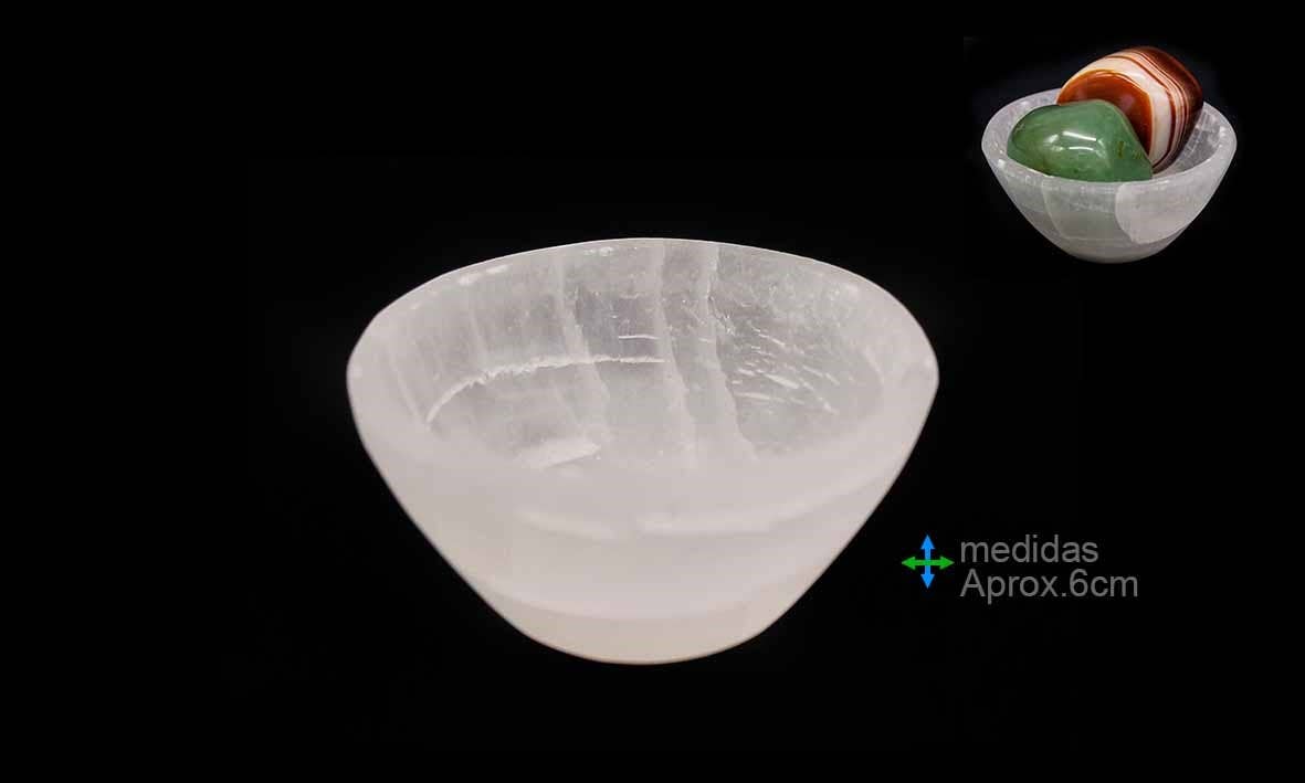 Ciotola di selenite circa 6 cm