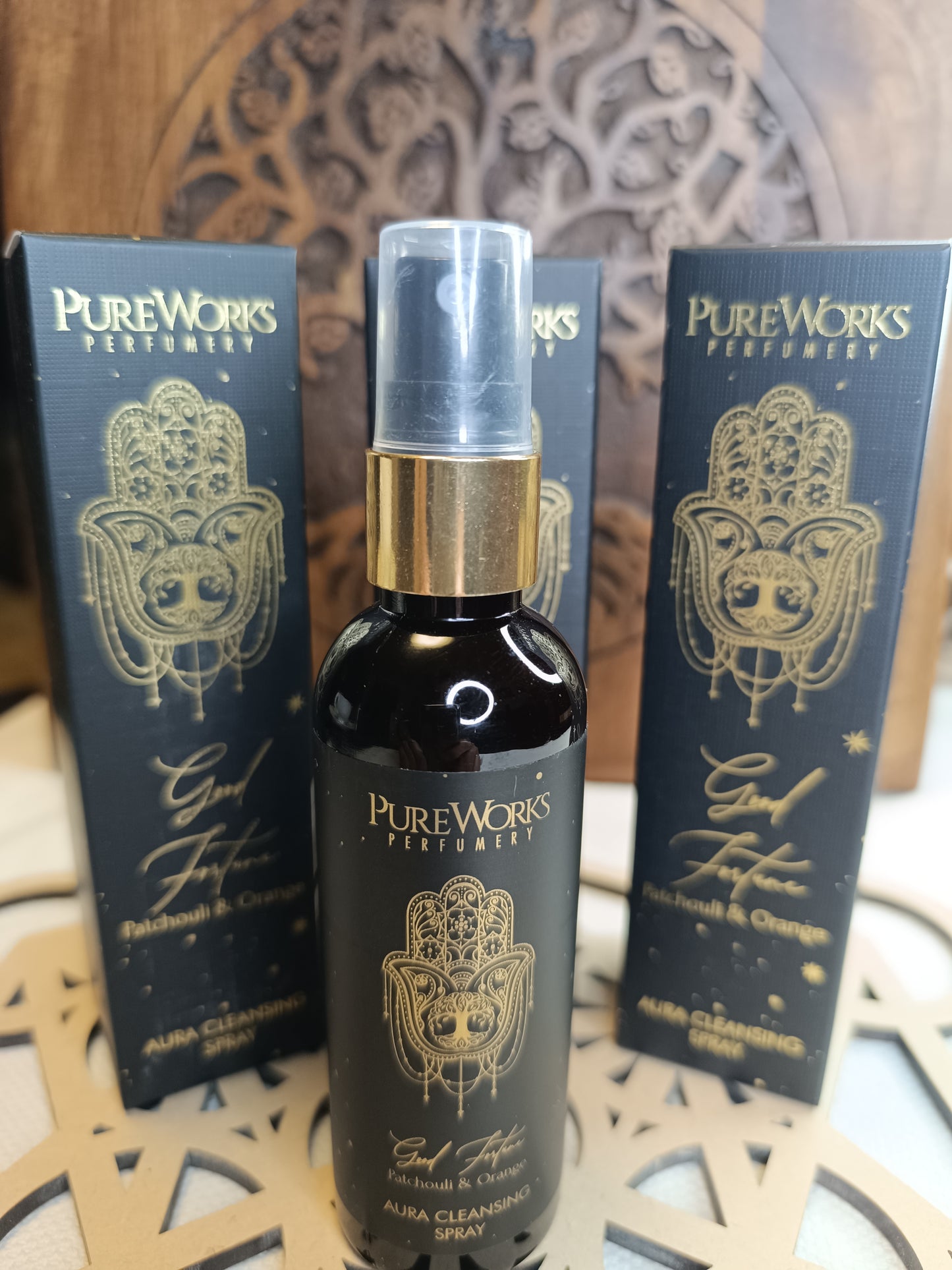 Spray per ambienti Good Fortune Patchouli e Arancia