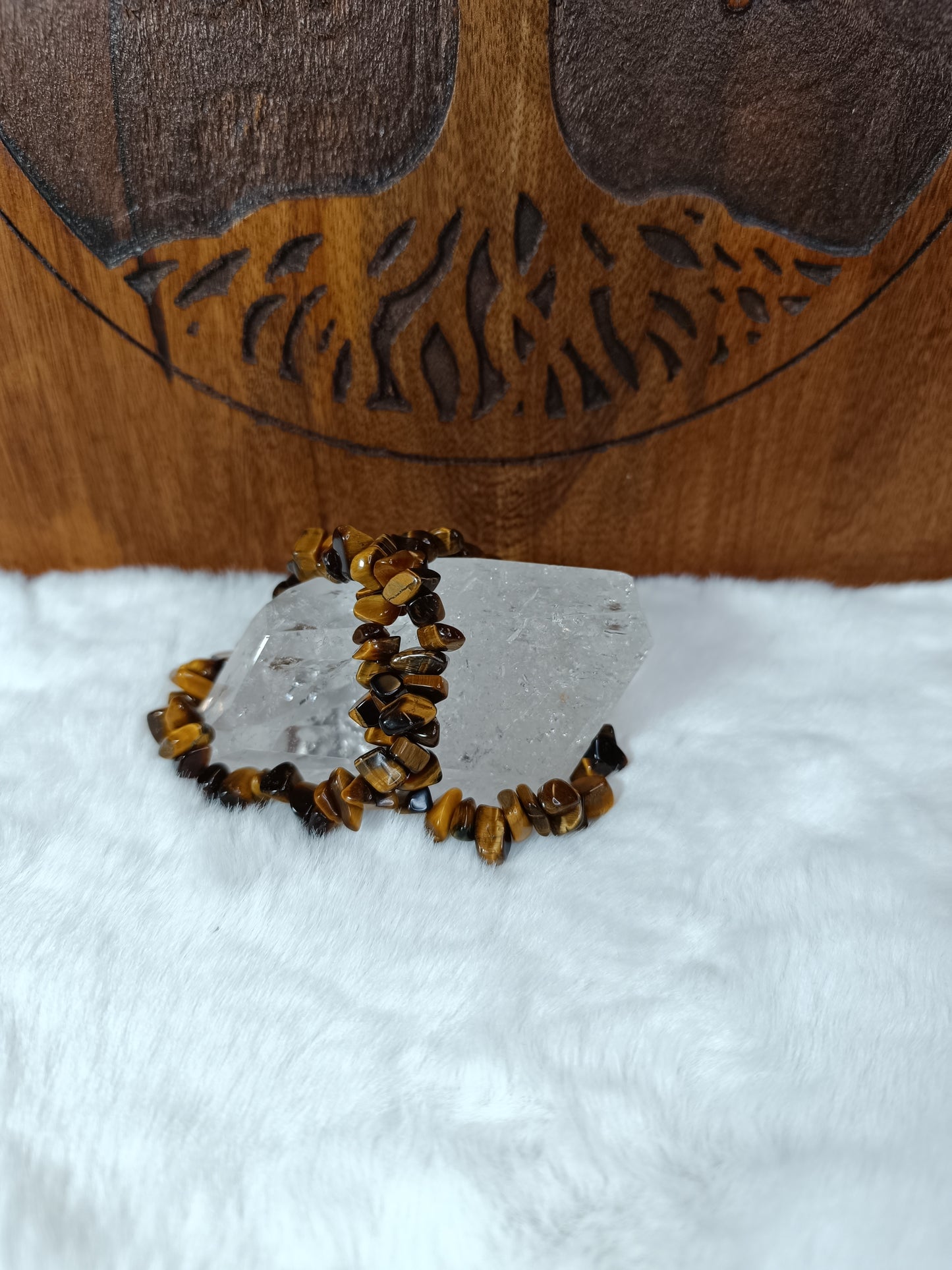 Bracciale con Chips di Occhio di Tigre