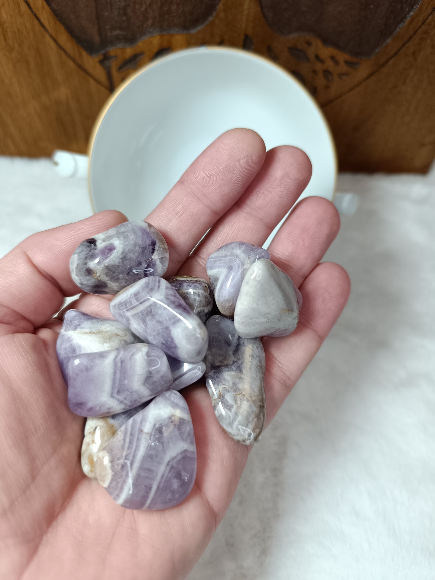 Ametista Chevron Burattata