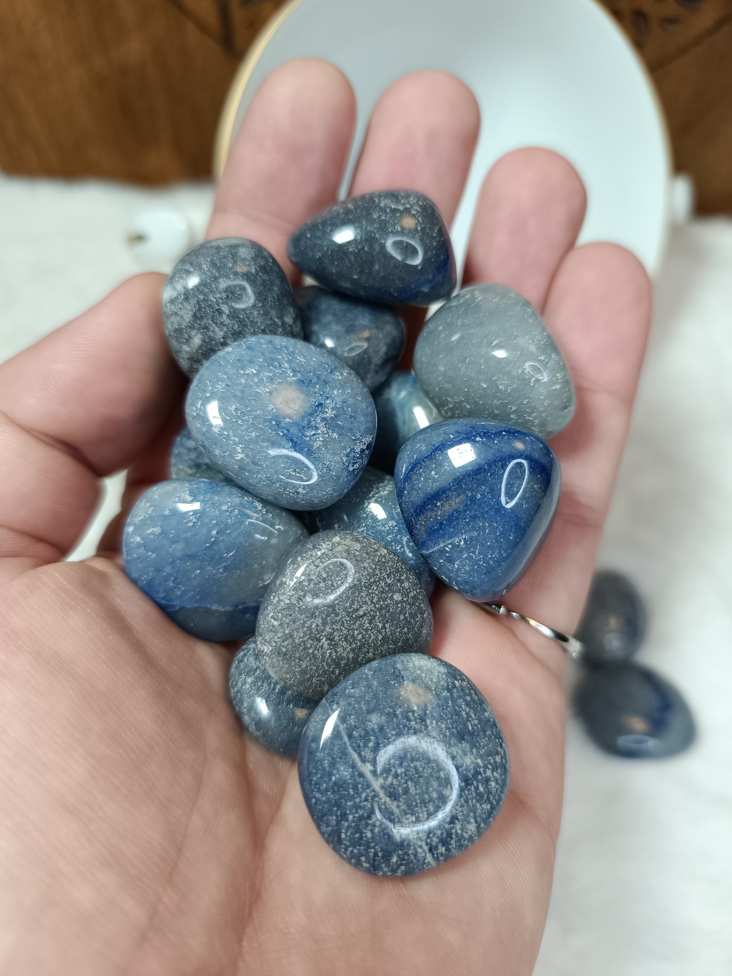 Avventurina Blu Burattata