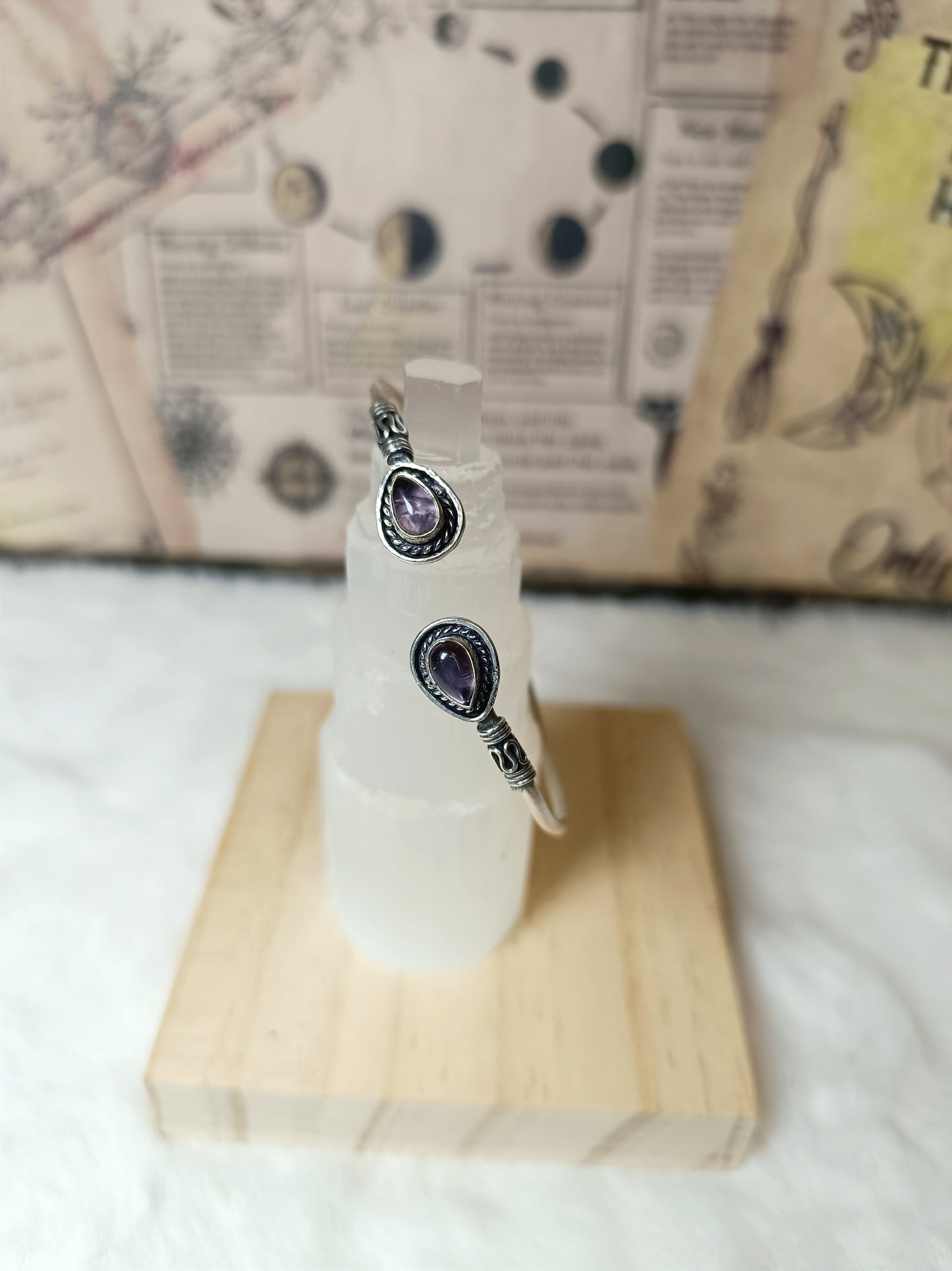 Bracciale Rigido con Ametista