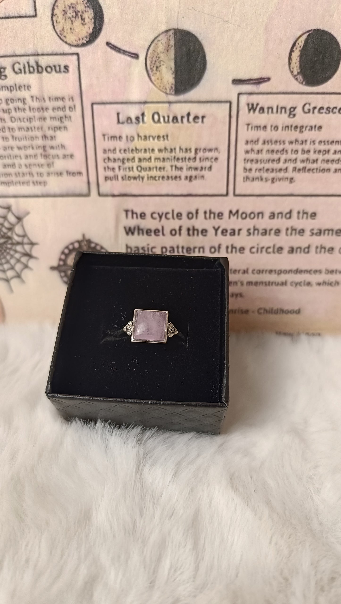 Anello con Kunzite