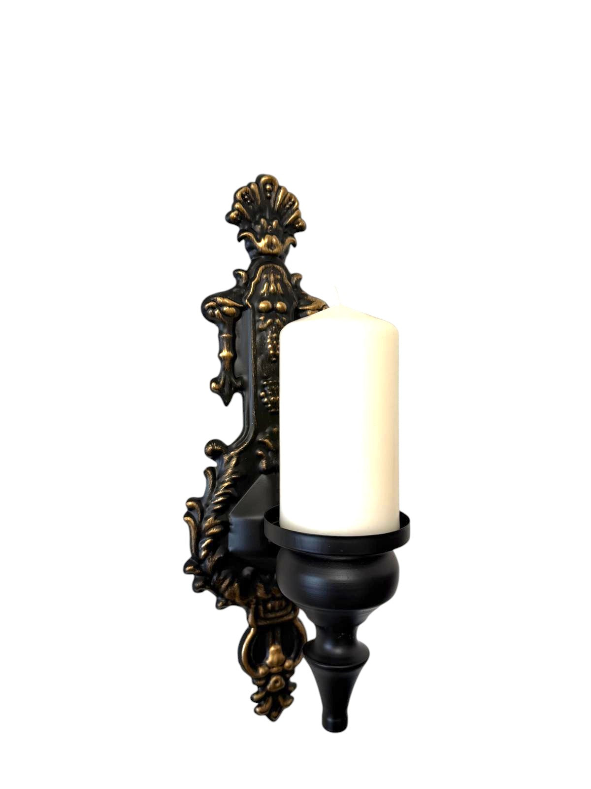 Coppia candelabri a parete gotici