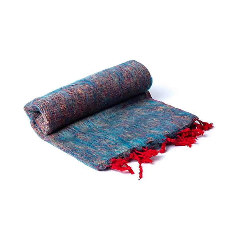 Scialle da meditazione multicolore