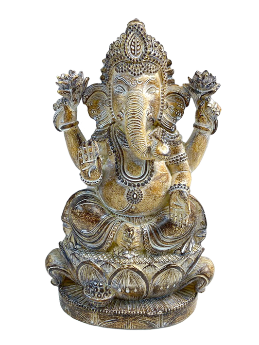 Statua di Ganesh in resina 12x8x19 cm #27