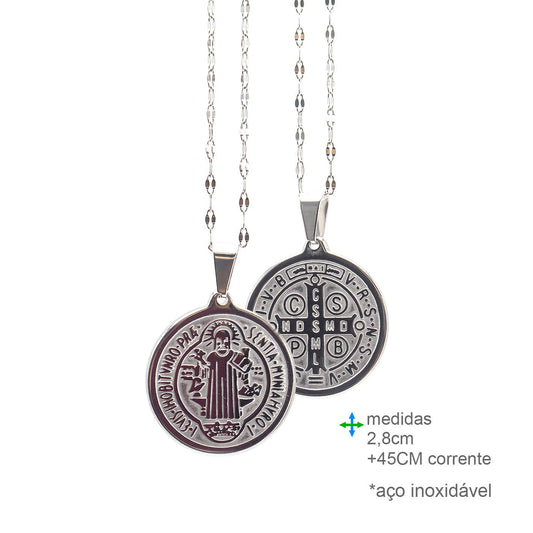 Collana San Benedetto 2,8+45cm