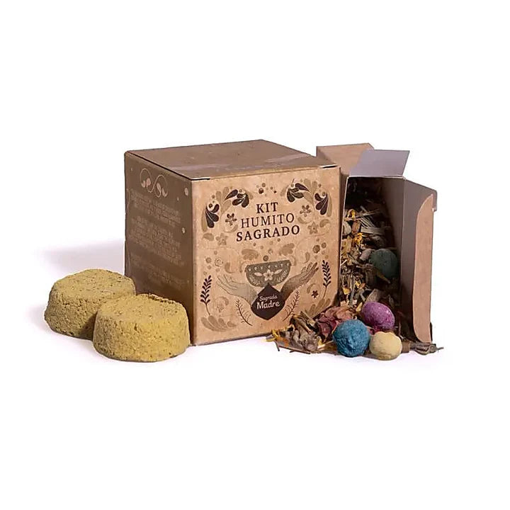 Sagrada Madre kit d'incenso smudge piccolo Fumo sacro 7 Energie