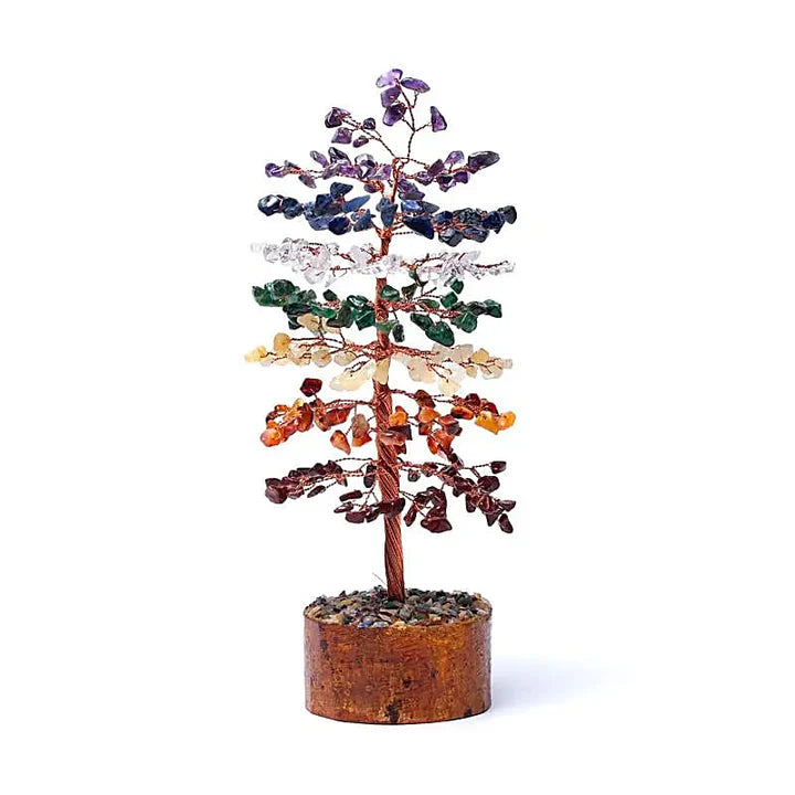 Albero di pietre dei 7 chakra