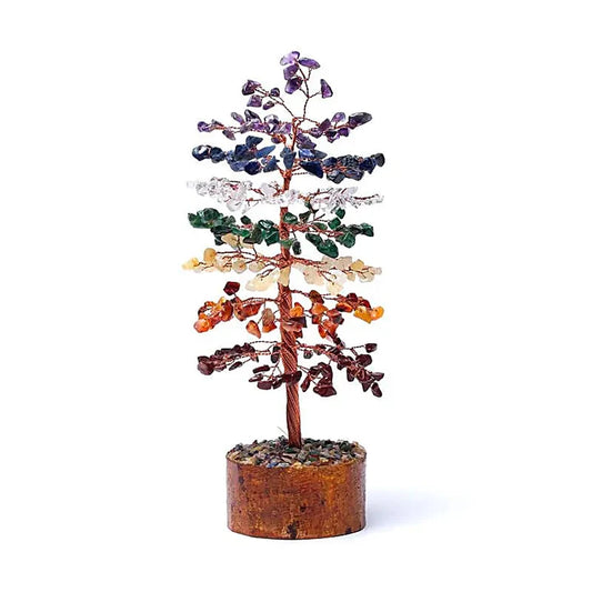 Albero di pietre dei 7 chakra