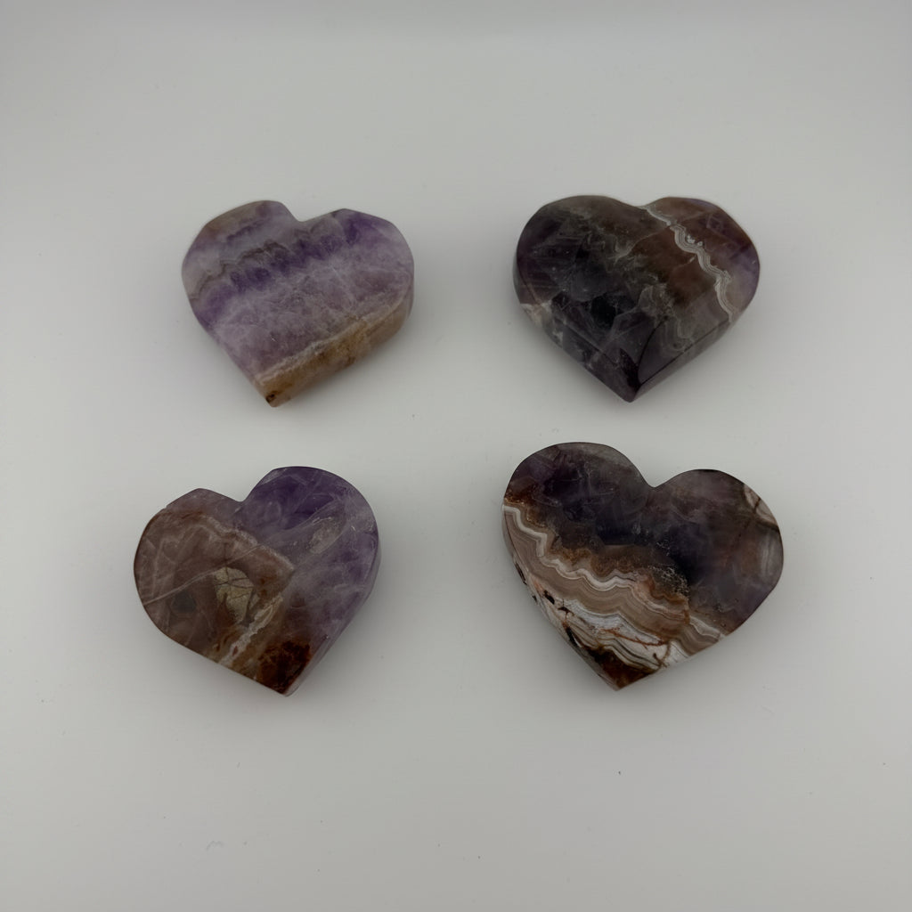 Cuore ametista e agata
