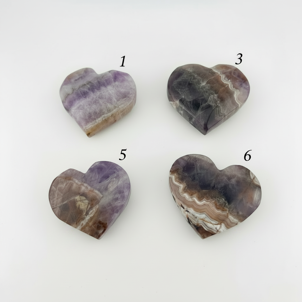 Cuore ametista e agata