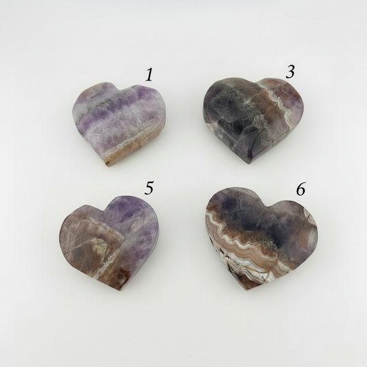 Cuore ametista e agata