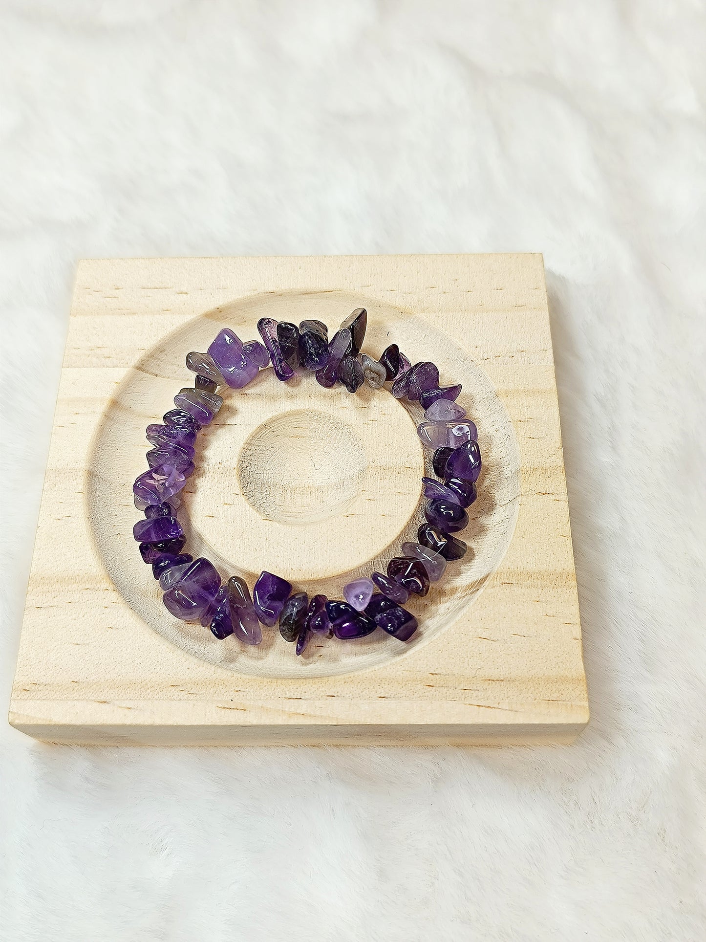 Bracciale con Chips di Ametista