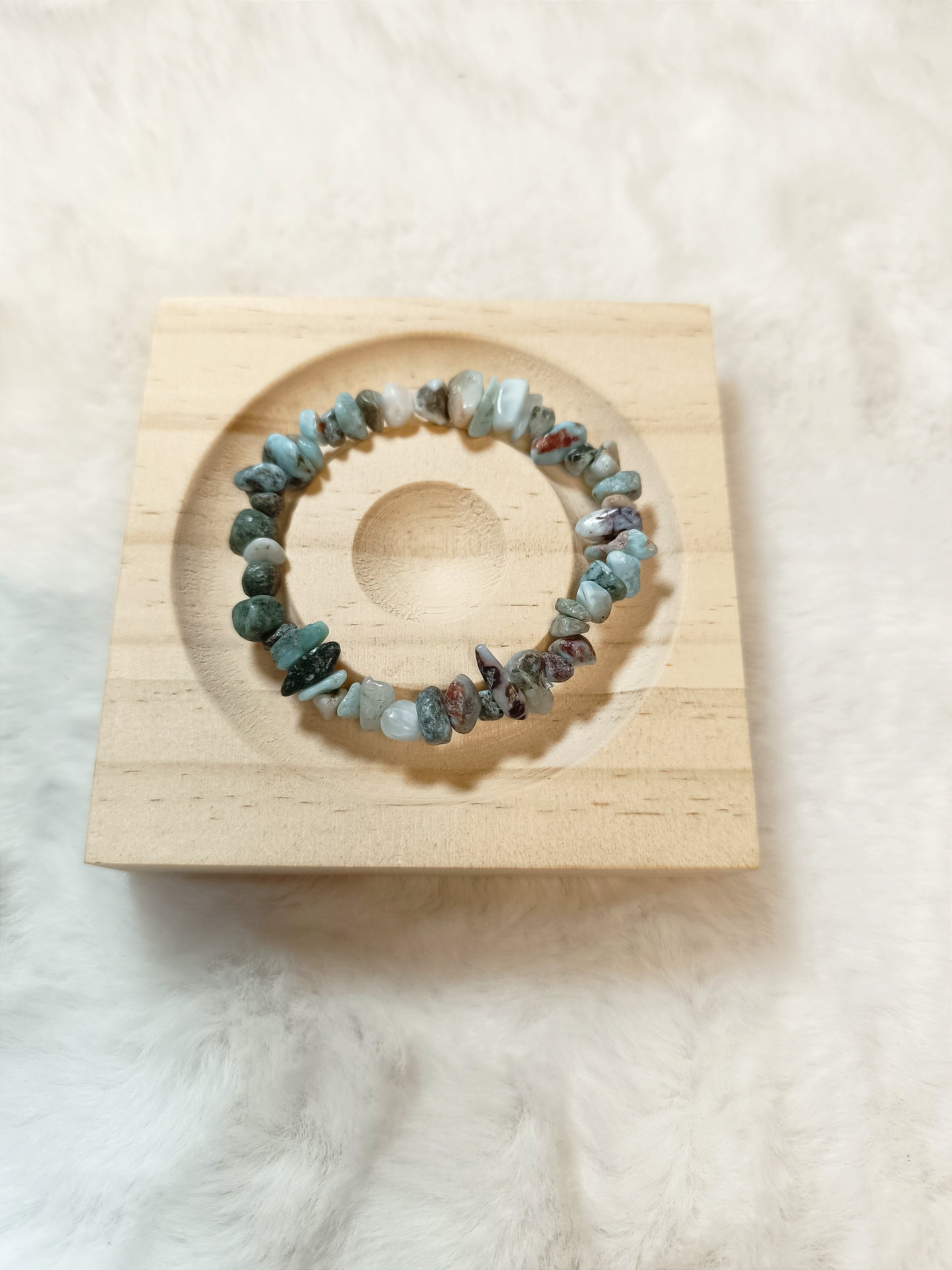 Bracciale con Chips di Larimar