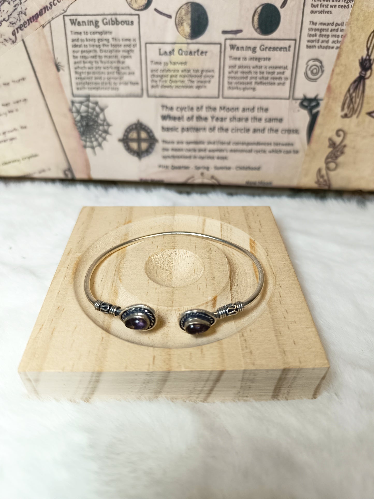 Bracciale Rigido con Ametista