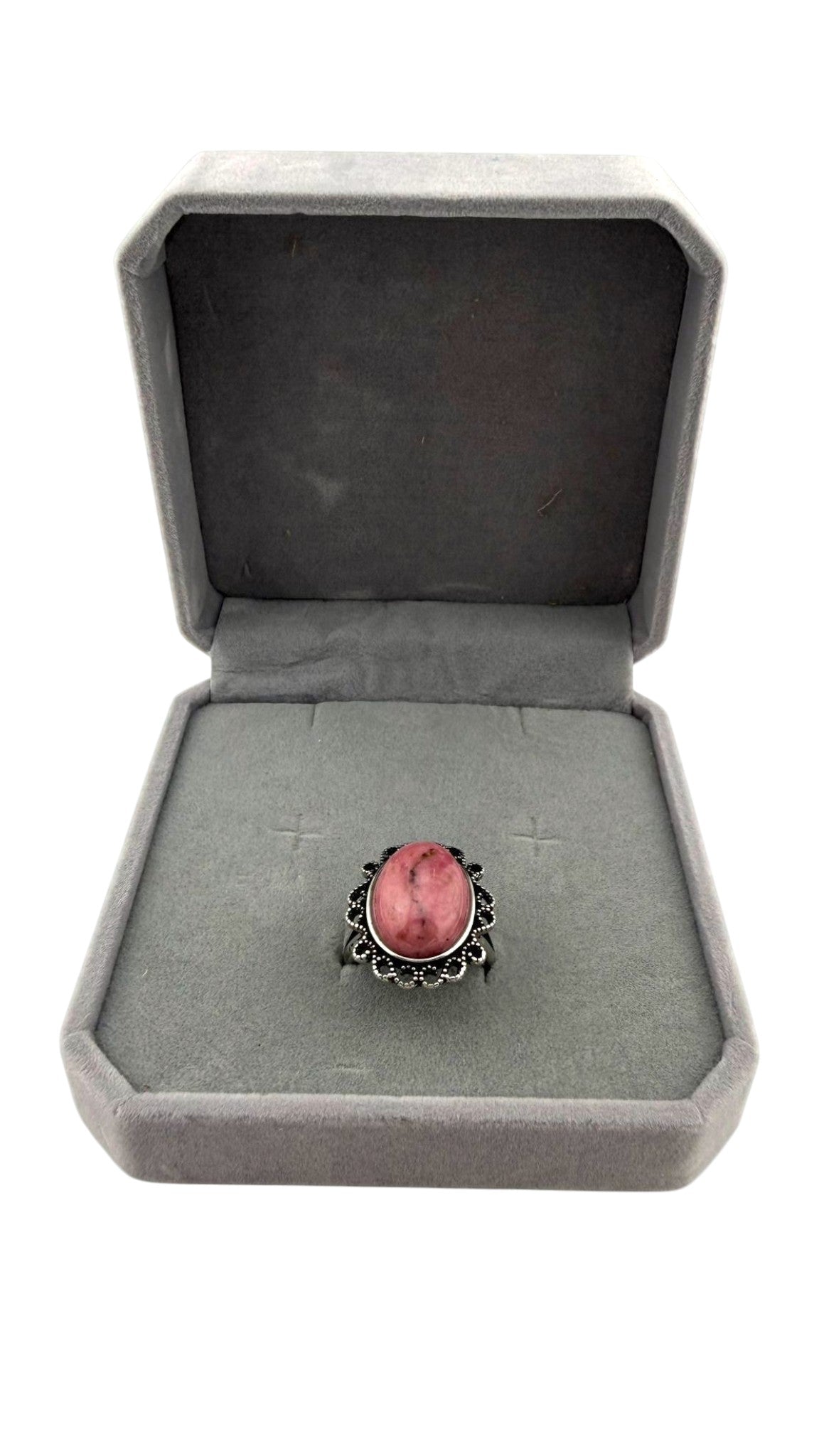 Anello Rodonite Australiana