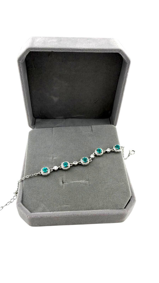 Bracciale regolabile topazio