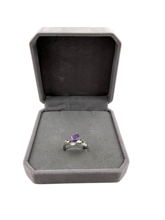 Anello ametista nastro