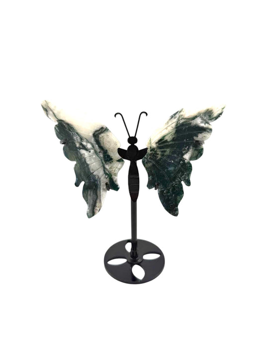Farfalla agata muschiata con stand