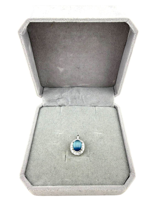 Ciondolo acquamarina cabochon