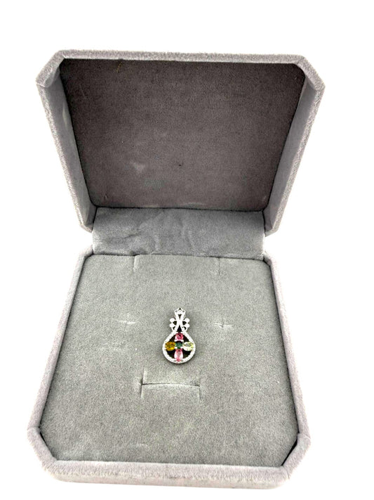 Cionodolo grappolo tormalina multicolor