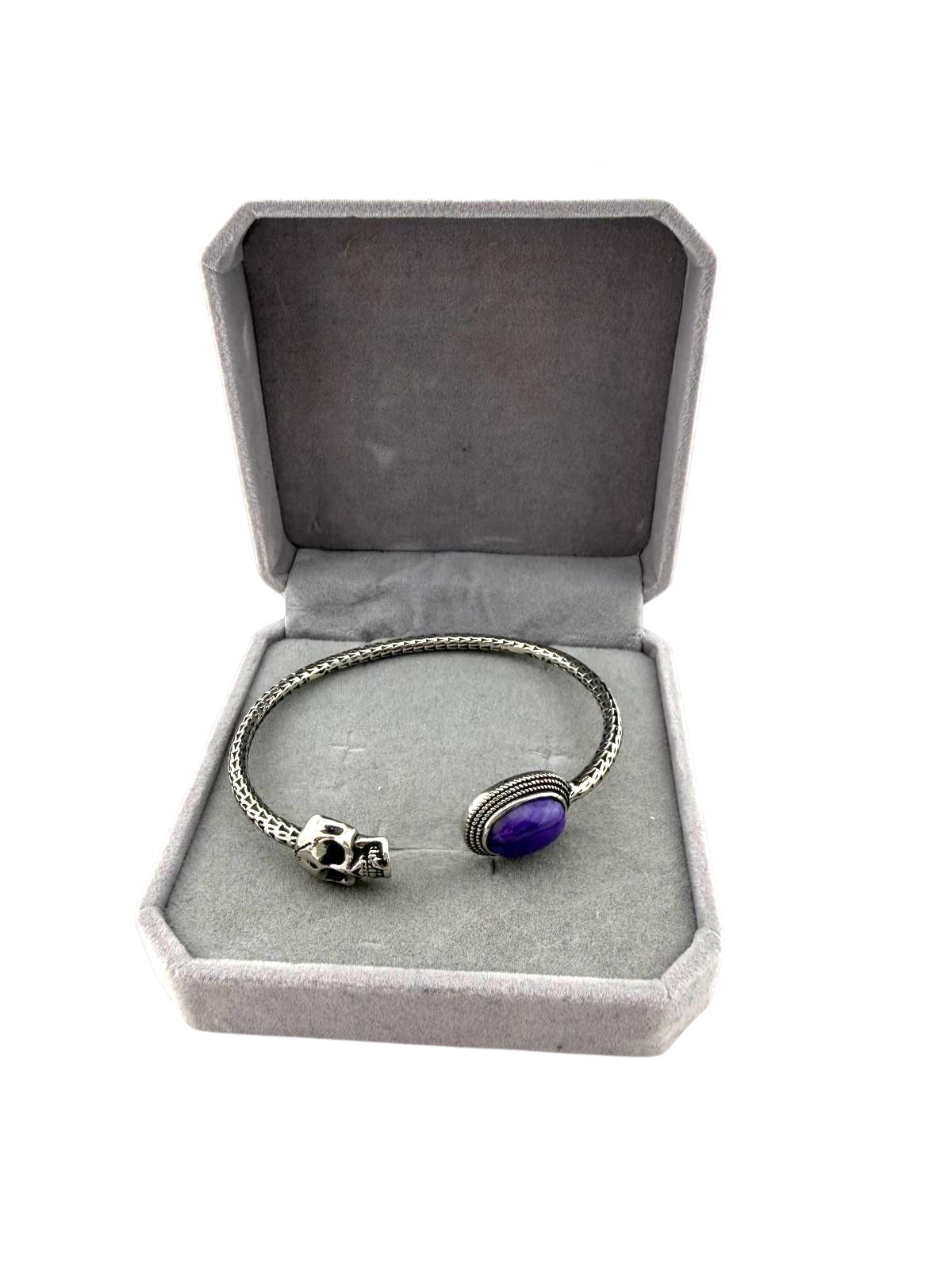 Bracciale charoite rigido