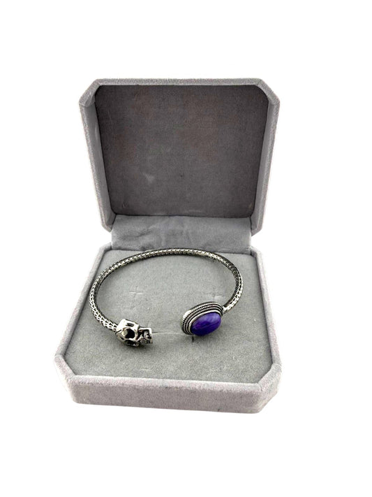Bracciale charoite rigido
