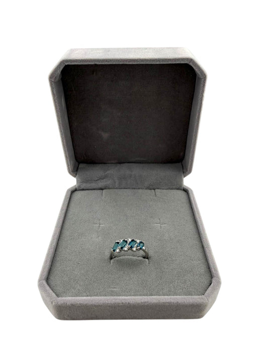 Anello topazio blue London