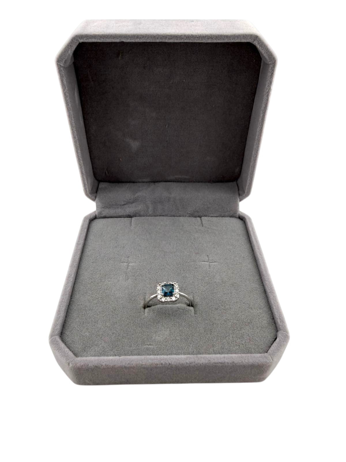 Anello topazio blue London
