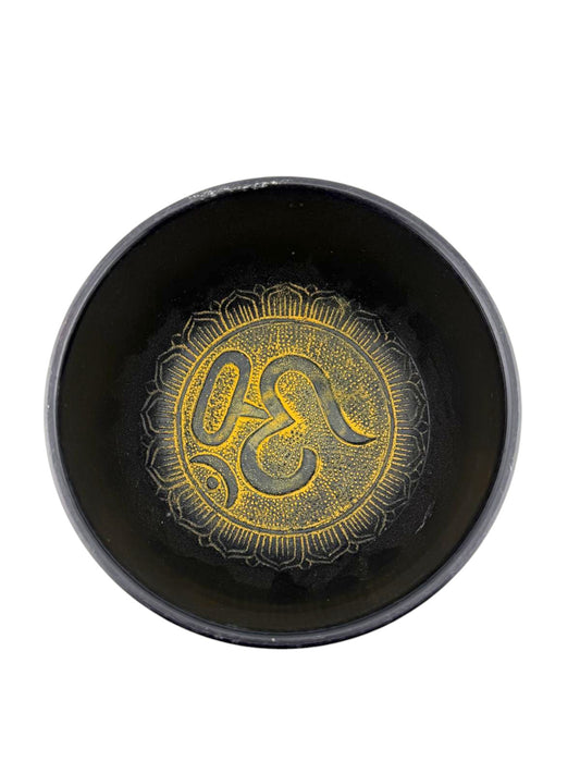 Campana tibetana intagliata