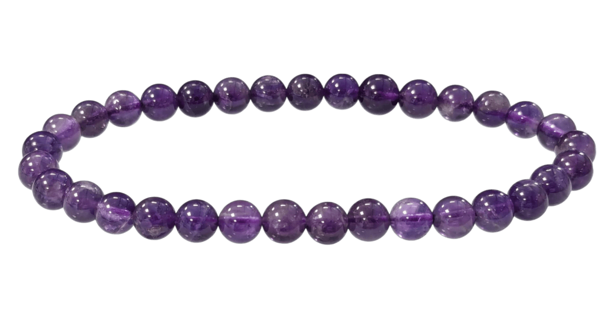 Bracciale Ametista perle 5,5-6,5mm