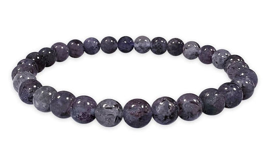Bracciale in Cordierite Iolite perle 6mm