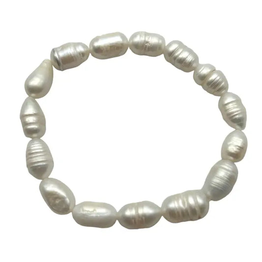 Bracciale in perle d'acqua dolce numero 8 AA 7-8mm