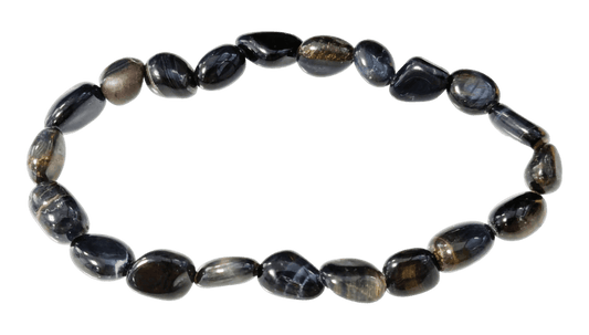Bracciale di Occhio di falco pietre rotolate