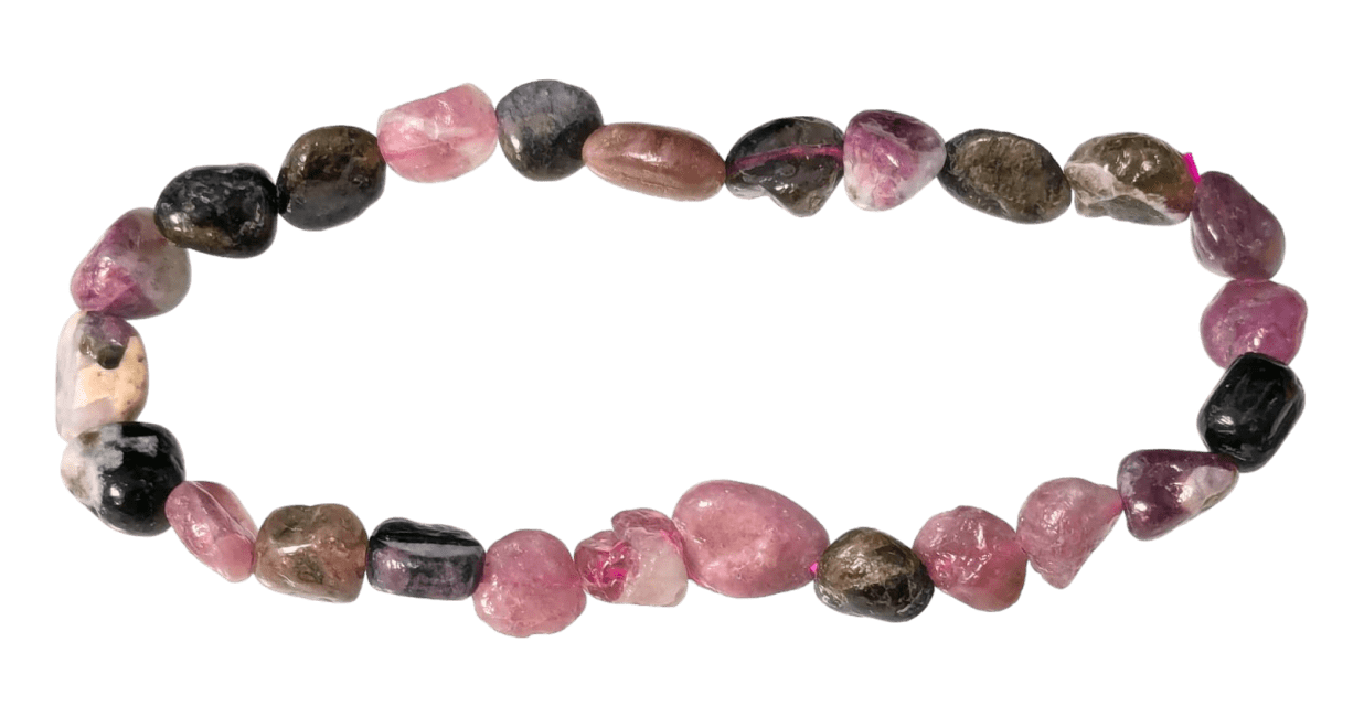 Bracciale di Tormalina Multicolor  pietre rotolate