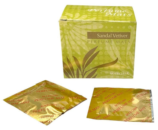 Compresse profumate all'olio essenziale di sandalo vetiver x10