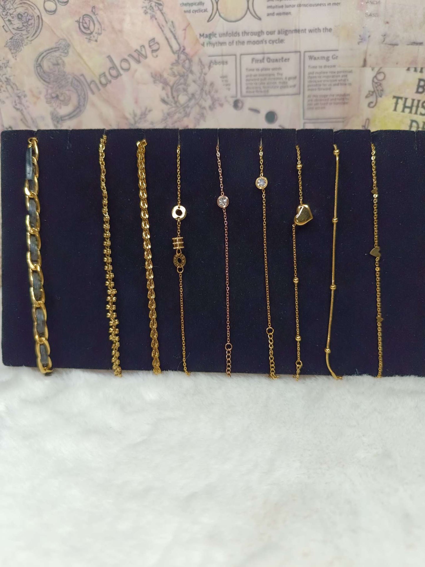 Bracciali in Acciao Inossidabile placcati Oro