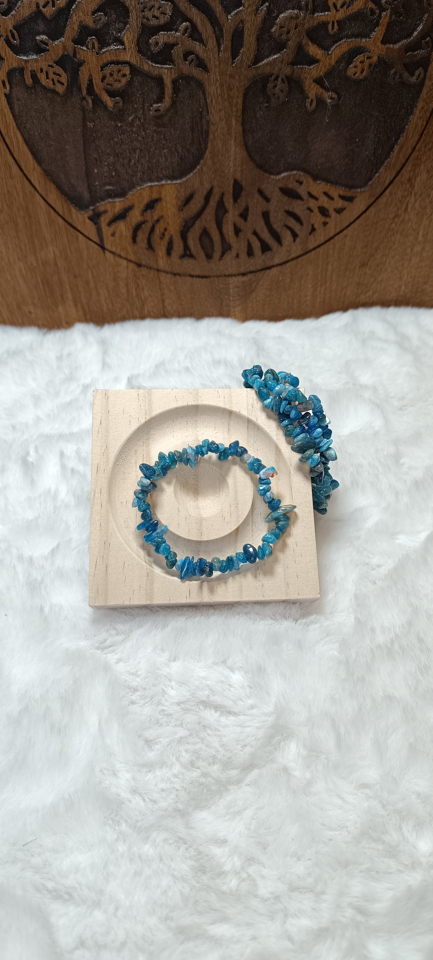 Bracciale con Chips di Apatite