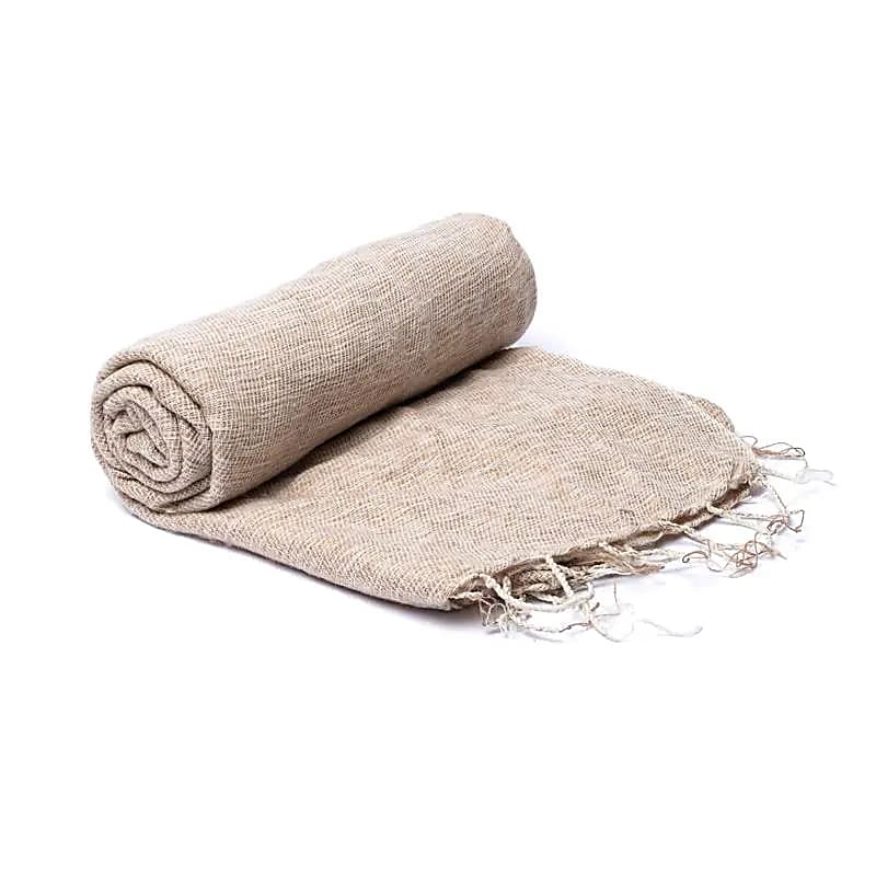 Scialle da meditazione panna